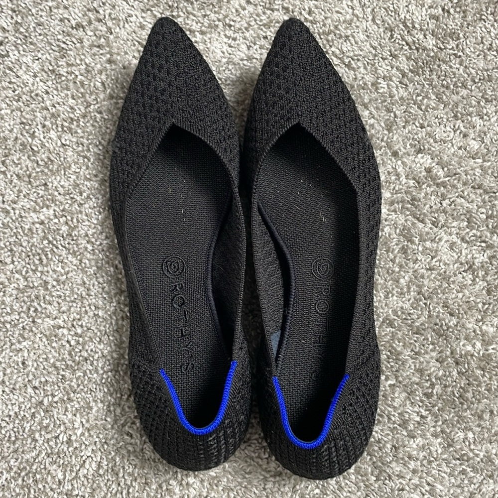 Rothy’s | The Point | Black Waffle | Size 11